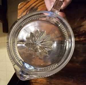Vintage set of 2 glass juicers